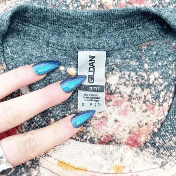 NFL Tom Brady Buccaneers T Shirt Men's Size S Tie Dye Multicolor‎ Crew Neck - Picture 3 of 4